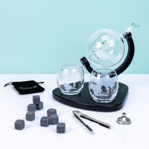 Globe decanteerset met glazen – Deluxe