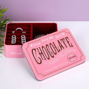 Snoep sieradenblik – Chocolade