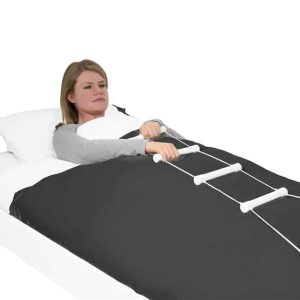 Bedtouwladder met 4 treden (sporten) van kunststof