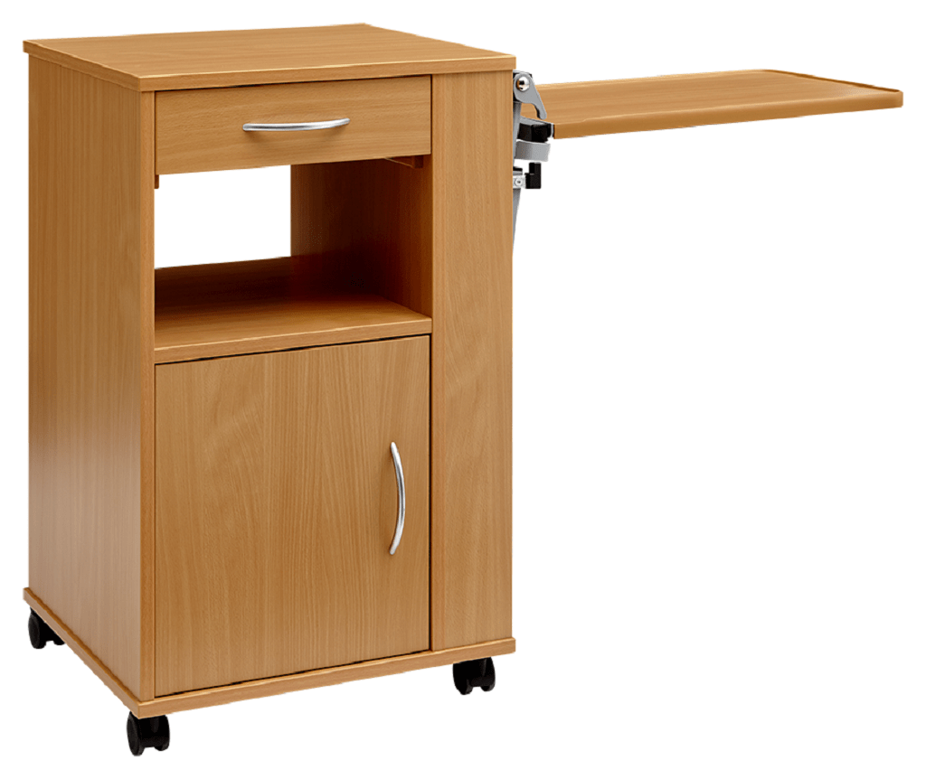 Nachtkastje Type 3 met uitklapbare tafelblad in diverse kleuren - Afbeelding 2