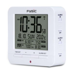 Klok met thermometer