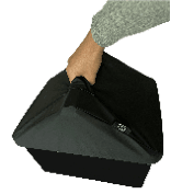 Regenhoes voor boodschappenmand van Driewieler Joiny