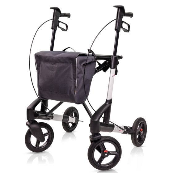 Topro Troja 5G rollator BLACK SERIES Maat S met gratis rugsteun - Afbeelding 3