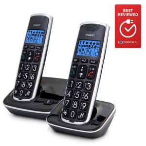FX-6020 – Senioren DECT-telefoon met grote toetsen en 2 handsets