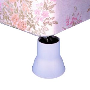 Bed- of meubelverhoger 9 en 14 cm kleur grijs