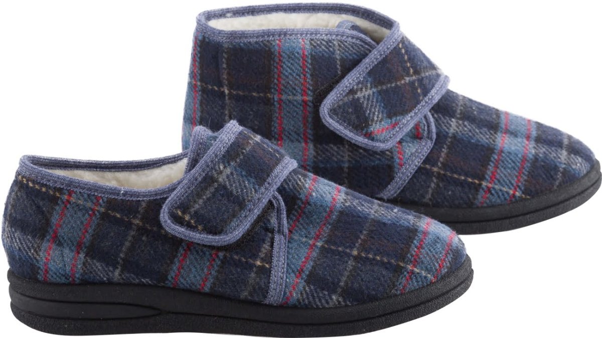 Pantoffel MSF geruit met Breedte H voor heren Hoogmodel - Afbeelding 5