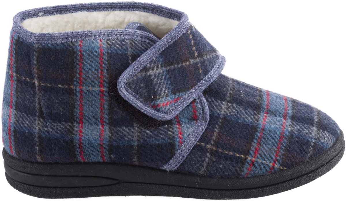 Pantoffel MSF geruit met Breedte H voor heren Hoogmodel - Afbeelding 3