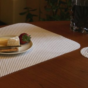 Anti-slip placemat en onderzetter set (6 stuks van elk)