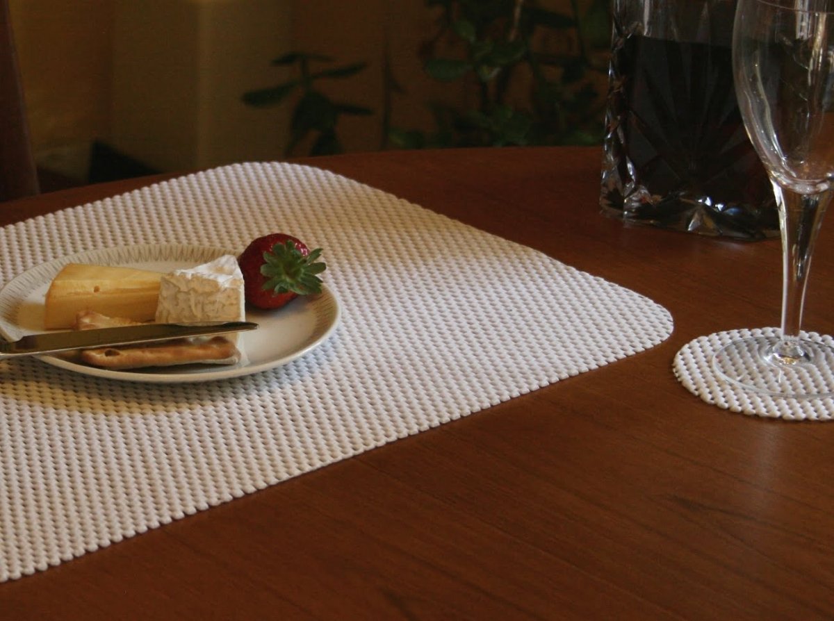 Anti-slip placemat en onderzetter set (6 stuks van elk)