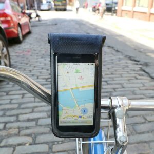 Waterdichte telefoonhouder voor de fiets