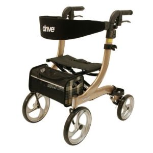 Rollator Nitro Maat M tot lengte 185 cm met zachte wielen