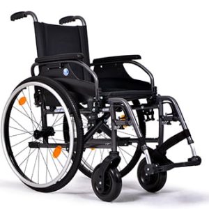 Rolstoel D200 Vermeiren, 9 kg (gewicht zonder wielen en voetsteunen)