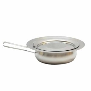 Ondersteek RVS met deksel