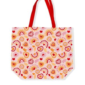 Canvas tas – Verliefd op jou 48x15x38cm